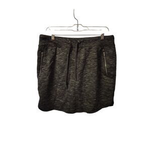 Green Tea Large Charcoal Activewear Mini Skort